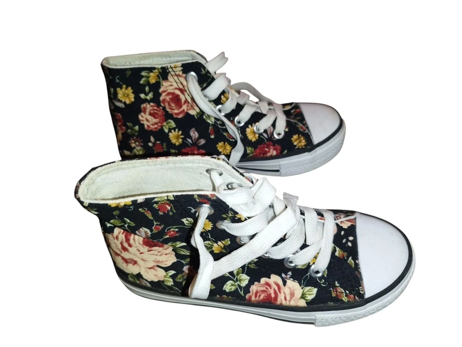 Bloemenstoffen opstaande schoenen 31 – photo 3
